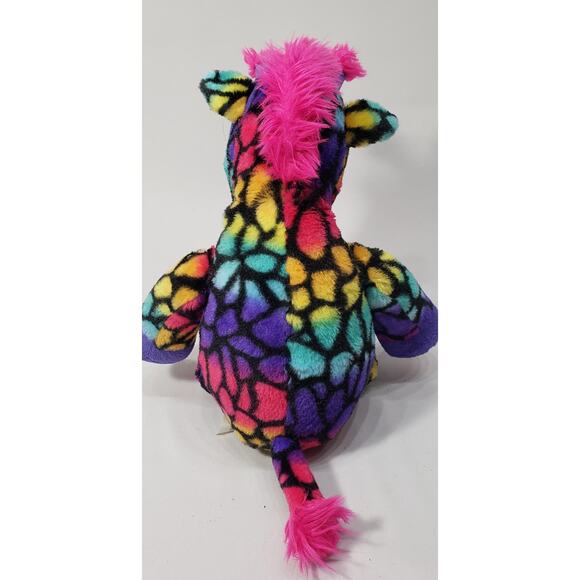 Built A Bear Workshop Rainbow Stuffed Animal Giraffe Plush - Picture 5 of 9